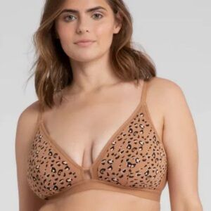 Leopard Print Triangle Bralette